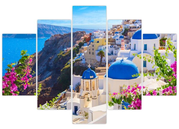 Kép - Santorini, Görögország (150x105 cm)