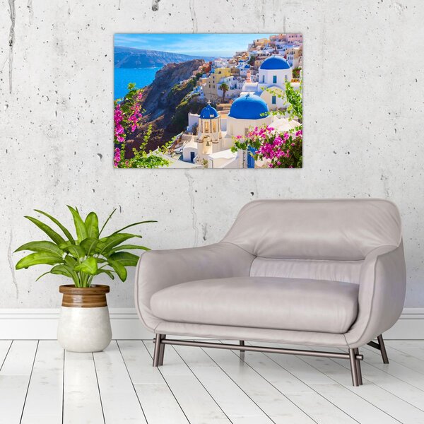 Kép - Santorini, Görögország (70x50 cm)