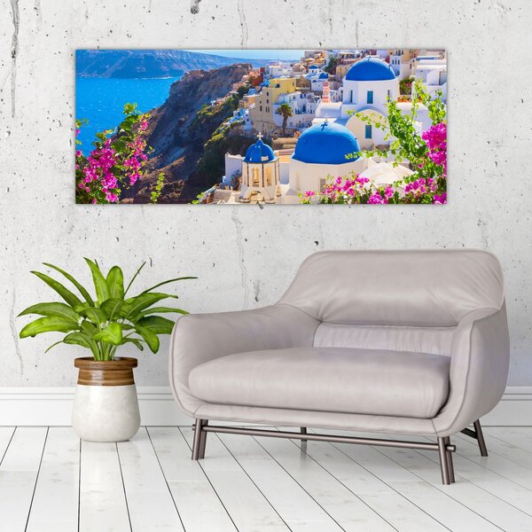 Kép - Santorini, Görögország (120x50 cm)