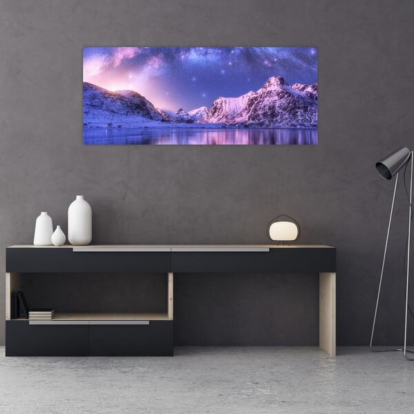Kép - Sarkvidéki táj (120x50 cm)