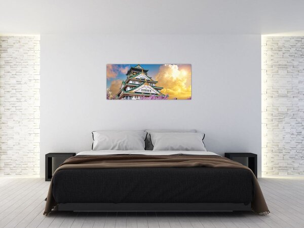 Kép - Oszaka vára (120x50 cm)