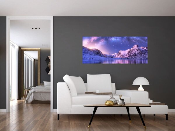 Kép - Sarkvidéki táj (120x50 cm)