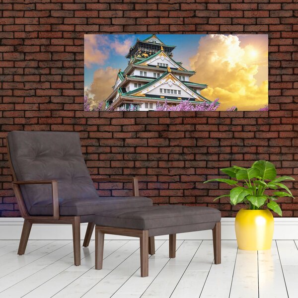 Kép - Oszaka vára (120x50 cm)
