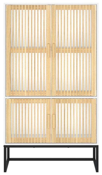 VidaXL fehér szerelt fa magasszekrény 70 x 35 x 125 cm
