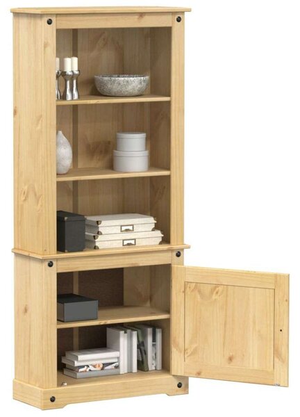 VidaXL Corona tömör fenyőfa magasszekrény 74 x 38 x 170 cm