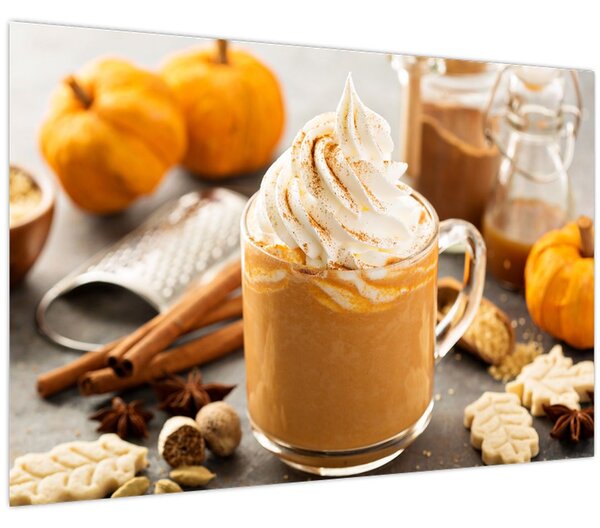 Kép - Tök latté (90x60 cm)