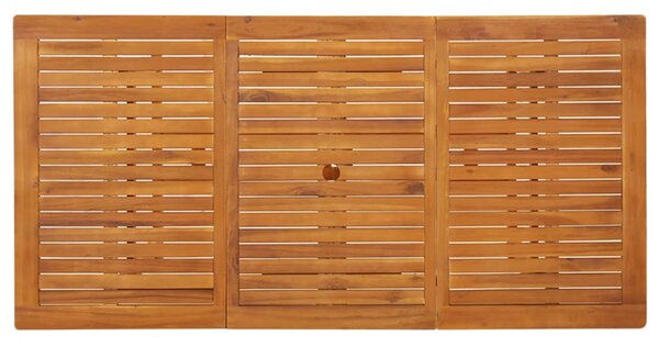 Tömör akácfa kerti étkezőasztal 180 x 90 x 75 cm