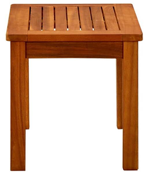 Tömör akácfa kerti dohányzóasztal 50 x 35 x 36 cm