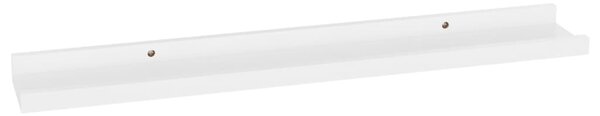 4 db fehér fali polc 60 x 9 x 3 cm