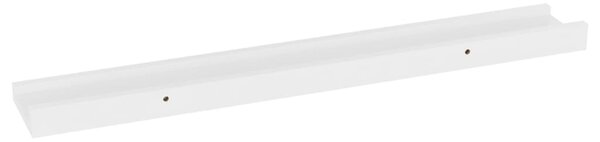 4 db fehér fali polc 60 x 9 x 3 cm