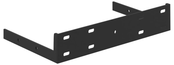 Betonszürke MDF lebegő fali polc 23 x 23,5 x 3,8 cm