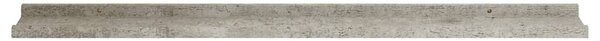 2 db betonszürke fali polc 100 x 9 x 3 cm