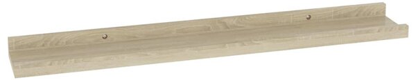 2 db sonoma tölgyfa fali polc 60 x 9 x 3 cm