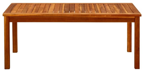 Tömör akácfa kerti dohányzóasztal 110 x 60 x 45 cm