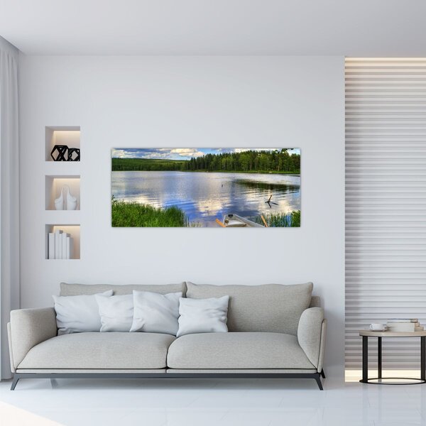 Kép - Festői falu (120x50 cm)