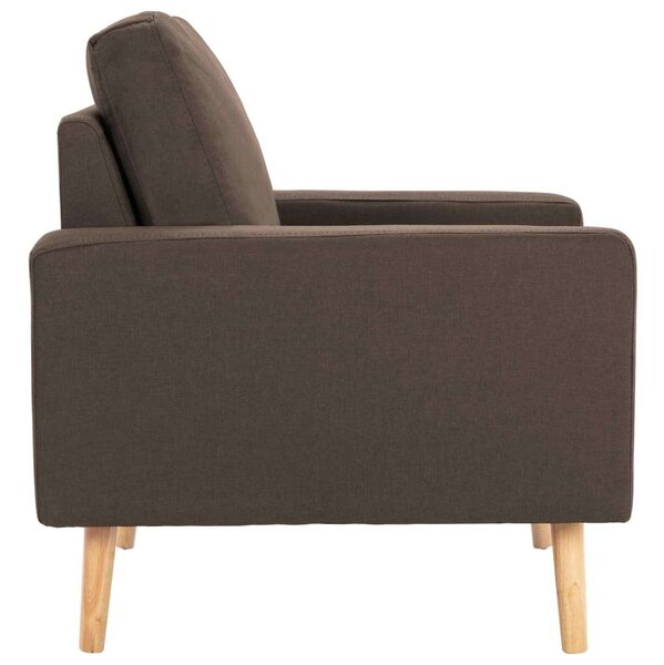 Modern Barna Szövet Karosszék - 77x71x80 cm
