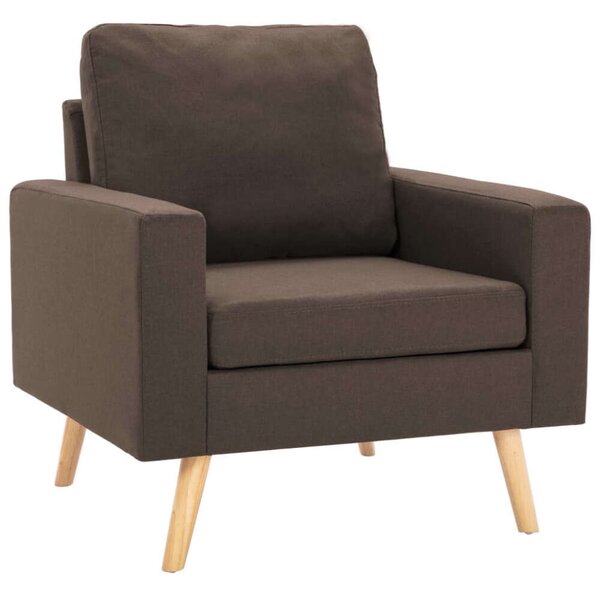 Modern Barna Szövet Karosszék - 77x71x80 cm