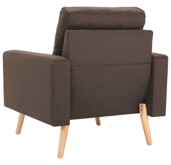 Modern Barna Szövet Karosszék - 77x71x80 cm
