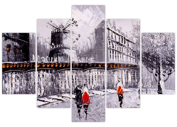 Kép - Olajfestmény a városról II. (150x105 cm)