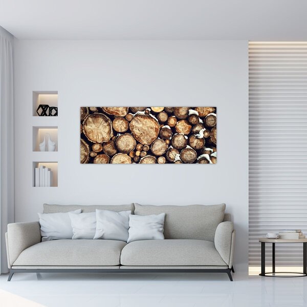 Kép - Fa a hóban (120x50 cm)