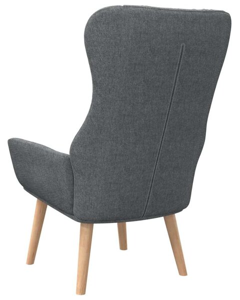 Modern Szövet Pihenőfotel - Sötétszürke