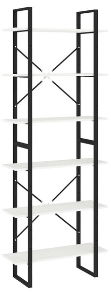 Fehér tömör fenyőfa magasszekrény 80 x 30 x 210 cm