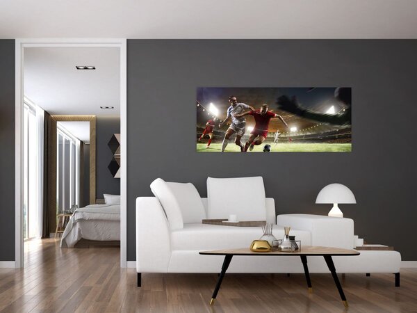 Kép - Labdarúgók akcióban (120x50 cm)