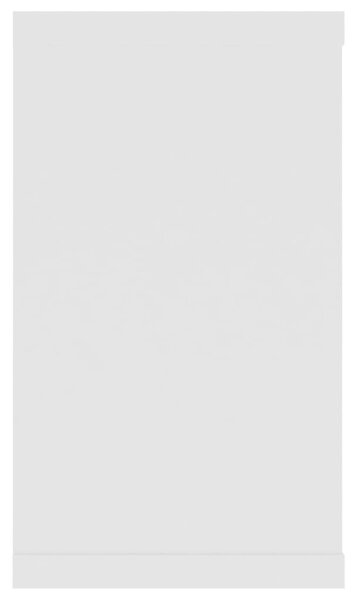 VidaXL 2 db fehér szerelt fa fali kockapolc 80 x 15 x 26,5 cm