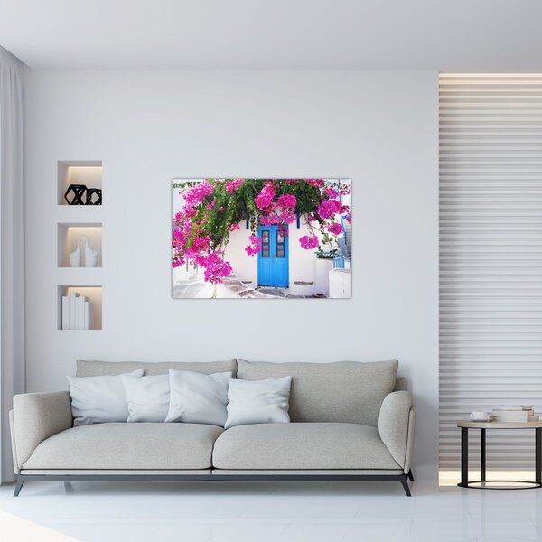 Kép - Hagyományos görög ház (90x60 cm)