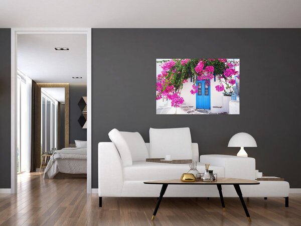 Kép - Hagyományos görög ház (90x60 cm)