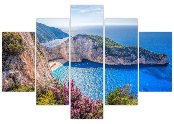 Kép - Navagio strand, Görögország (150x105 cm)