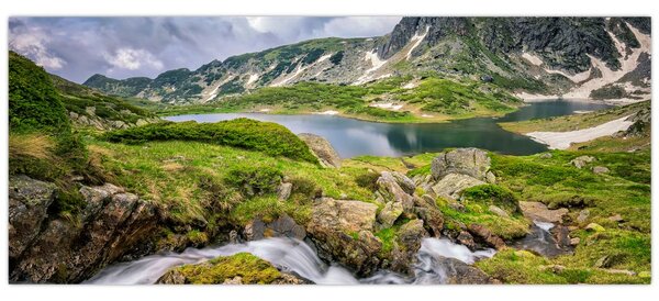 Kép - Kilátás a Rila hegyre (120x50 cm)