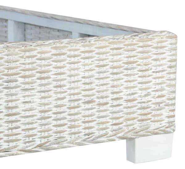 Rattan Ágykeret - 180x200 cm - Szürke