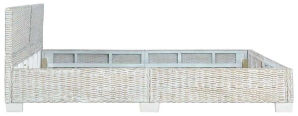 Rattan Ágykeret - 180x200 cm - Szürke