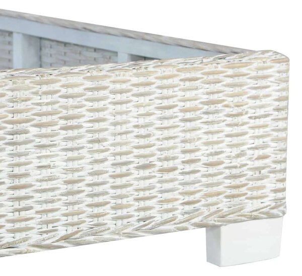 Rattan Ágykeret - 180x200 cm - Szürke