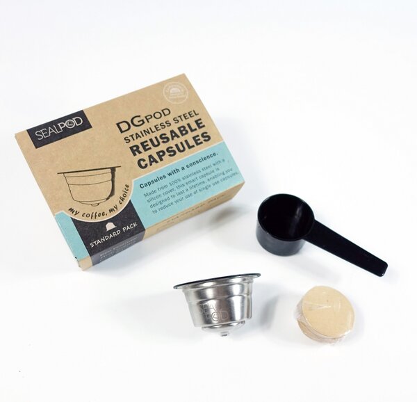 1x Rozsdamentes acél SEALPOD kapszula a Dolce Gusto ® kévéfőzőkhöz