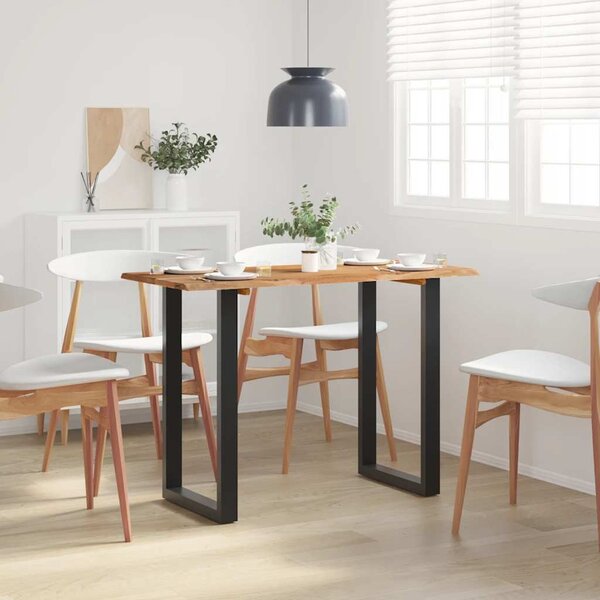 VidaXL tömör akácfa étkezőasztal 110 x 50 x 76 cm