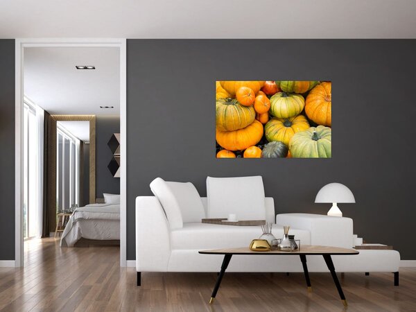 Kép - Őszi sütőtök (90x60 cm)