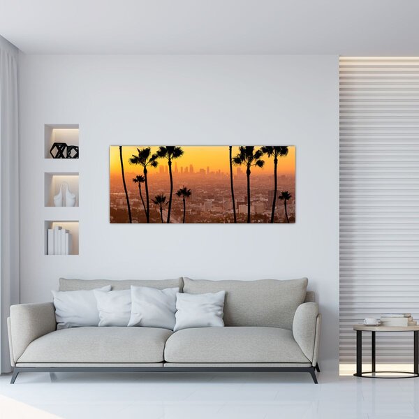 Kép - Los Angeles panorámája (120x50 cm)