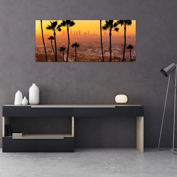 Kép - Los Angeles panorámája (120x50 cm)