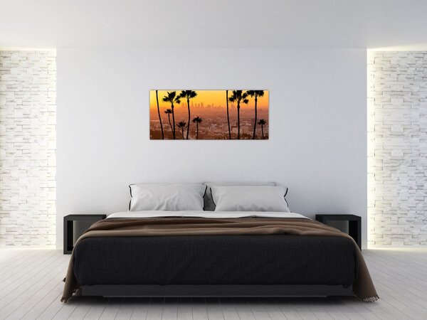 Kép - Los Angeles panorámája (120x50 cm)