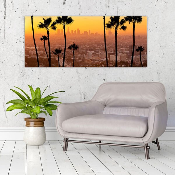Kép - Los Angeles panorámája (120x50 cm)