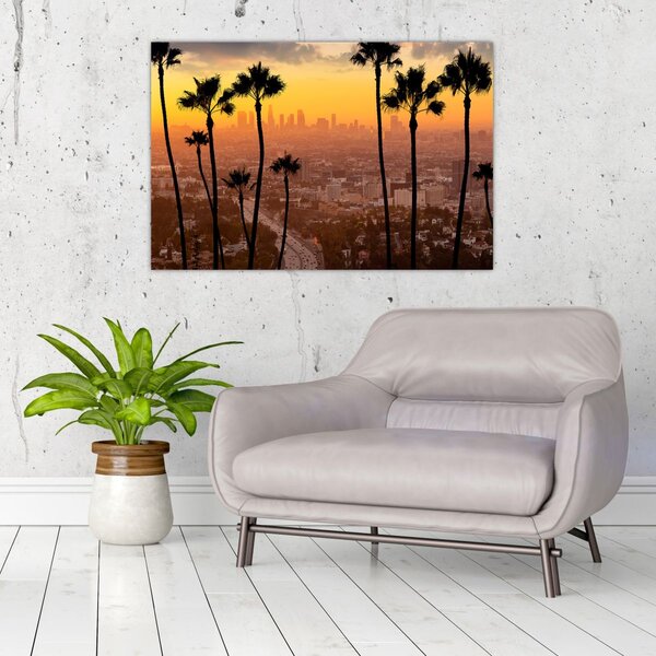 Kép - Los Angeles panorámája (90x60 cm)