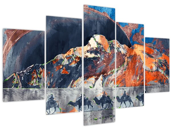 Kép - A sweathouse-ok illusztrációja (150x105 cm)