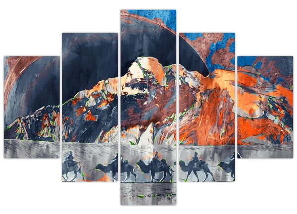 Kép - A sweathouse-ok illusztrációja (150x105 cm)