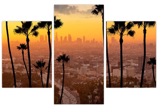 Kép - Los Angeles panorámája (90x60 cm)
