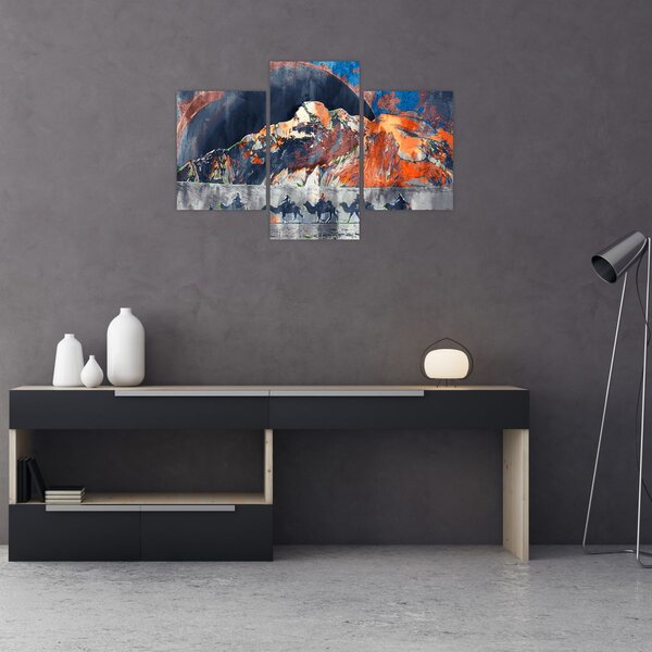 Kép - A sweathouse-ok illusztrációja (90x60 cm)
