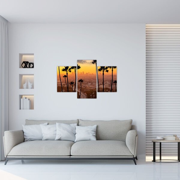 Kép - Los Angeles panorámája (90x60 cm)
