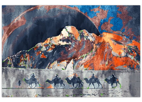 Kép - A sweathouse-ok illusztrációja (90x60 cm)