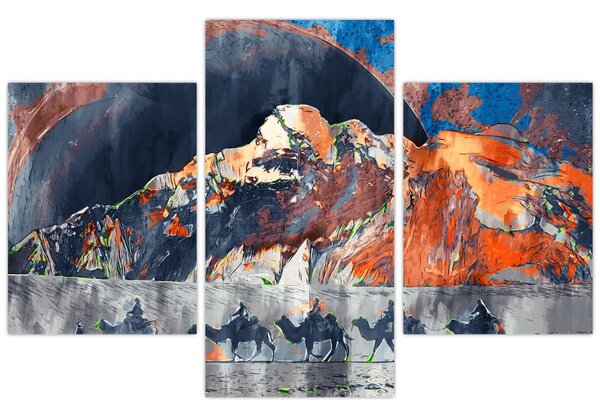 Kép - A sweathouse-ok illusztrációja (90x60 cm)